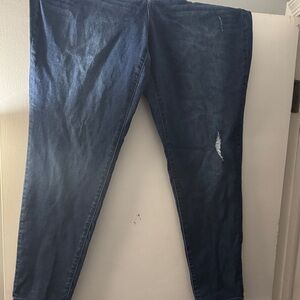 Democracy Women's Skinny Jeans - Dark Blue